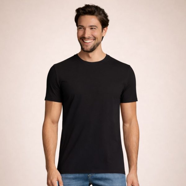 Vyriški marškinėliai Sols Millenium Men juodos spalvos.