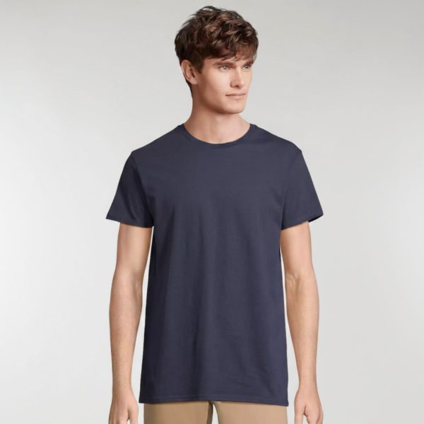 Vyriški marškinėliai Sols Pioneer men french mėlynos spalvos.