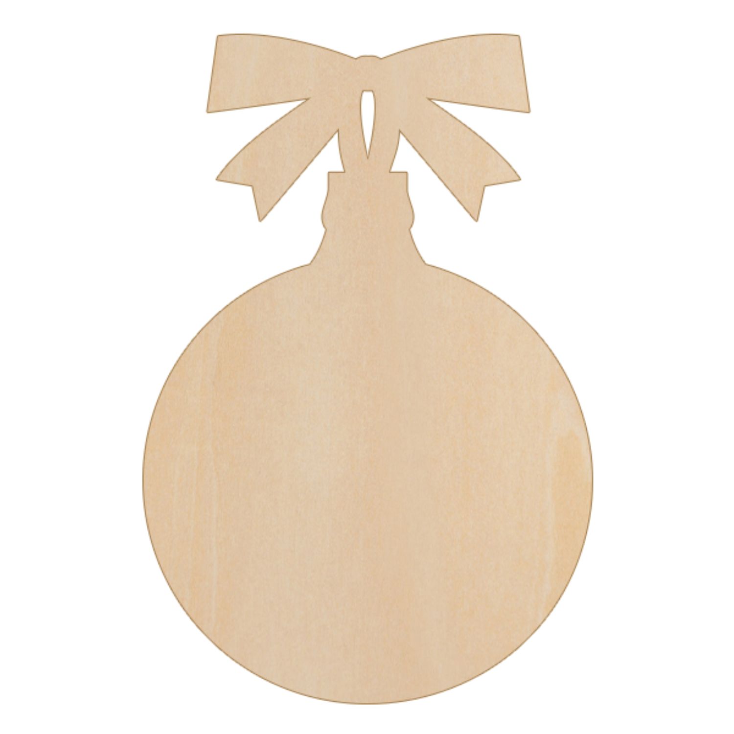 Mediniai kalėdiniai žaisliukai Burbulas su norima spauda