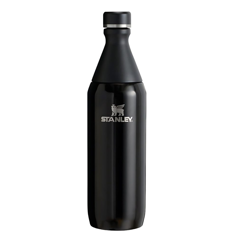 Gertuvė-termosas Slim 600 ml juodos spalvos.