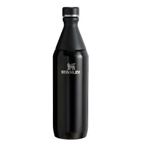 Gertuvė-termosas Slim 600 ml juodos spalvos.