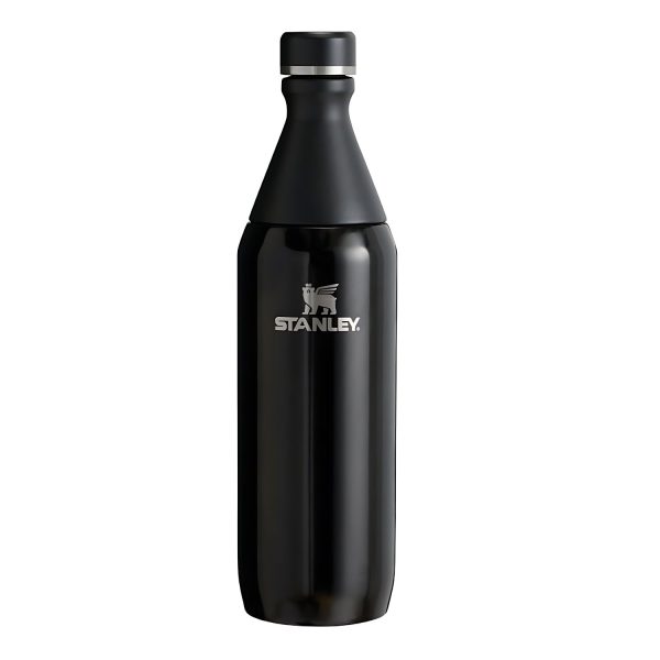 Gertuvė-termosas Slim 600 ml juodos spalvos.