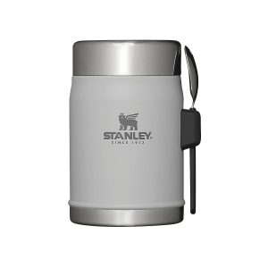 Maisto termosas Sharm 400 ml su šaukštu pelenų spalvos.