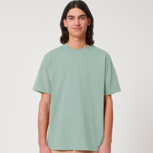 Marškinėliai Stanley Stella Freestyler šviesiai žalios spalvos.