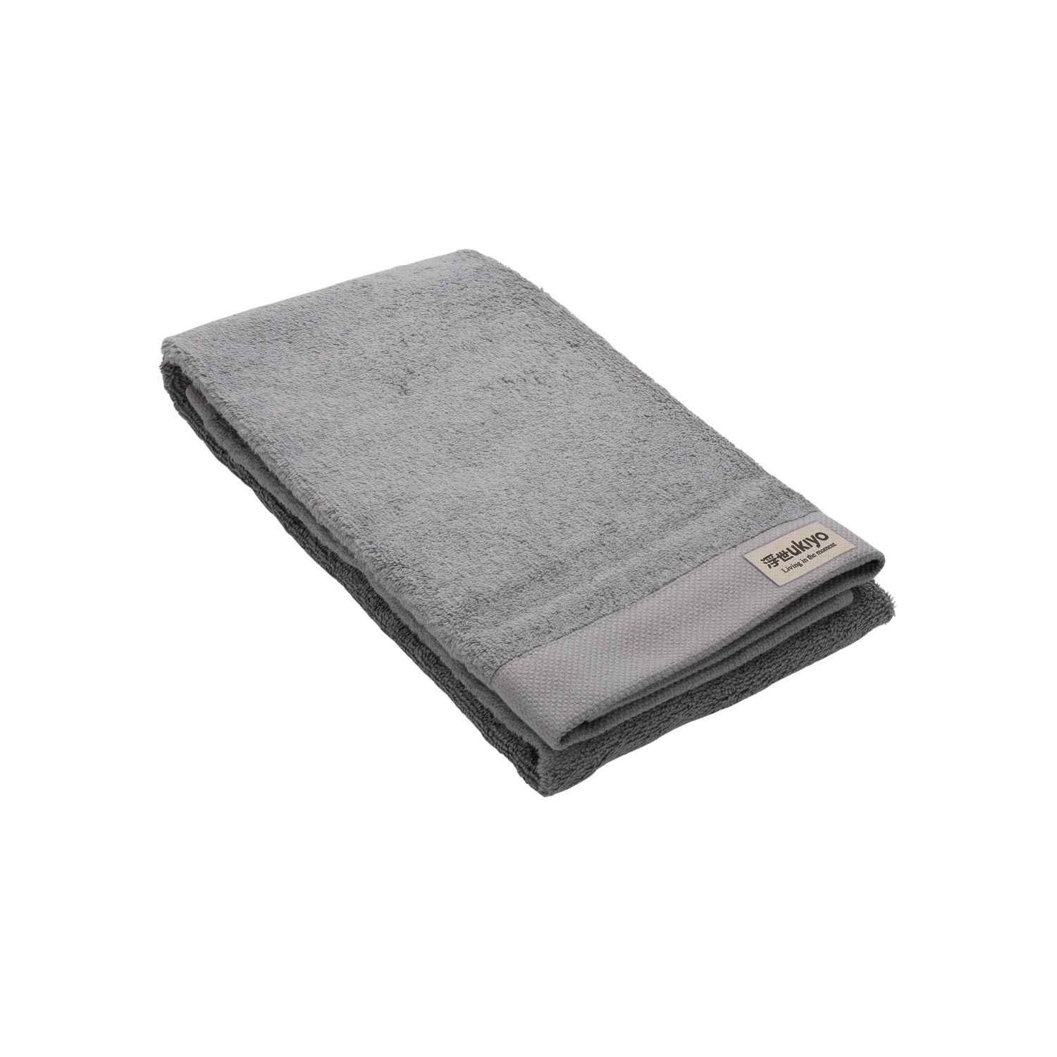 Rankšluostis Ukiyo Sakura Aware Pilkos spalvos. Rankšluosčio dydis 50x100 cm