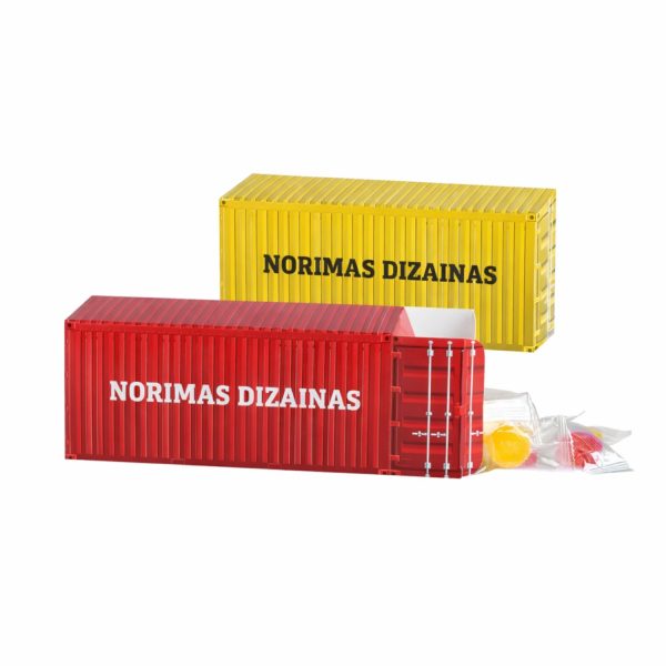 Reklaminių Ledinukų rinkinys Container su įmonės logotipo spauda