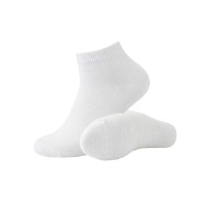 Kojinės pagal užsakymą Ankle baltos spalvos.