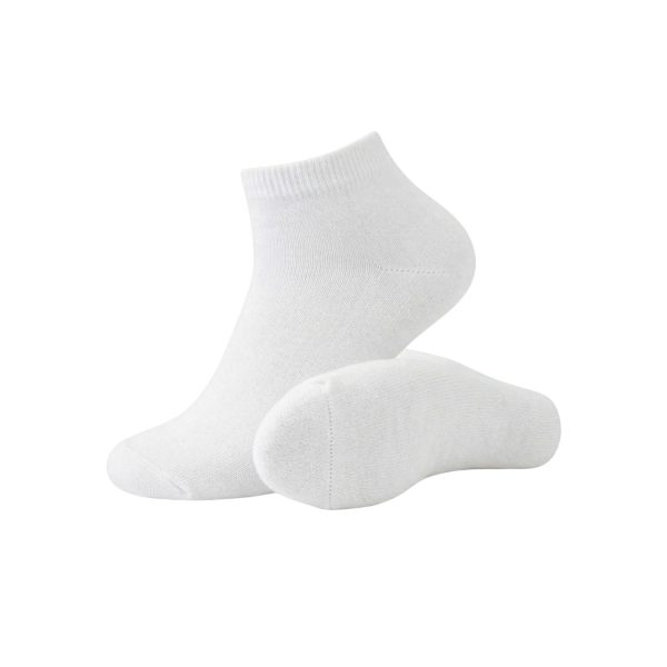 Kojinės pagal užsakymą Ankle baltos spalvos.