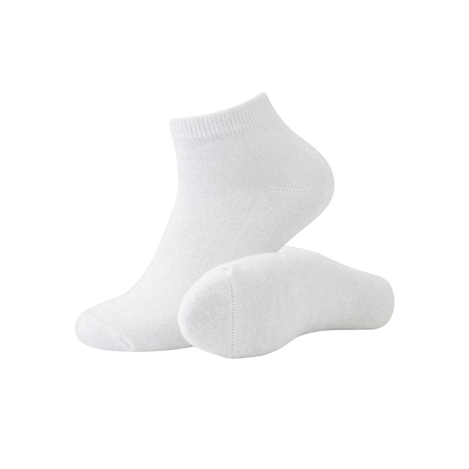 Kojinės pagal užsakymą Ankle baltos spalvos.