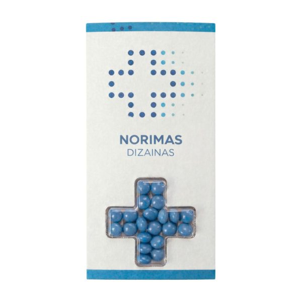 Reklaminės atributika įmonėms Pastilės Push the Button