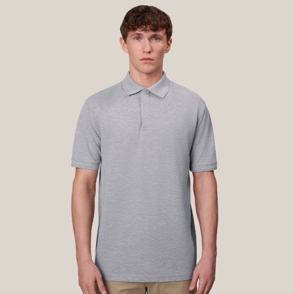 Universalūs polo marškinėliai PRO Wear Pilkos melanžinės spalvos.