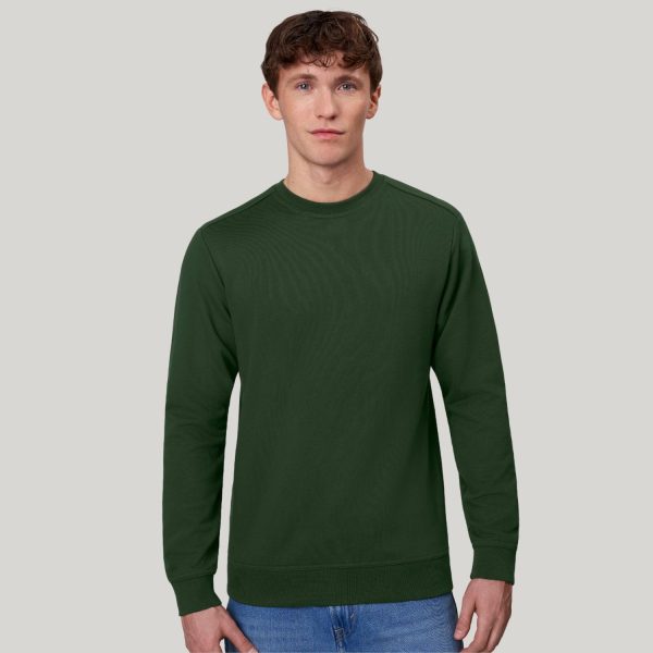 Vyriškas džemperis Pro butelio žalios spalvos.