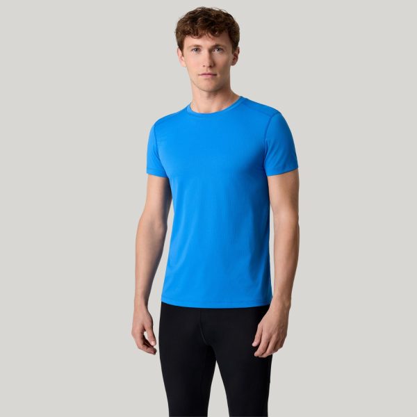 Vyriški sportiniai marškinėliai Geyser active vandenyno mėlynos spalvos.