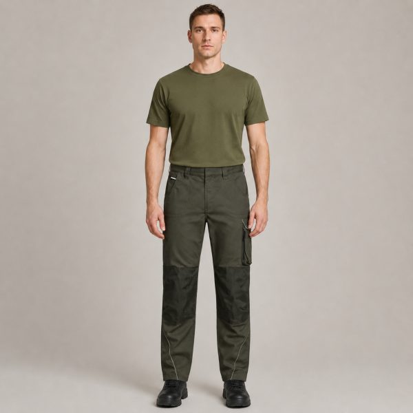 Darbinės kelnės Workwear pants JN878 army spalvos.
