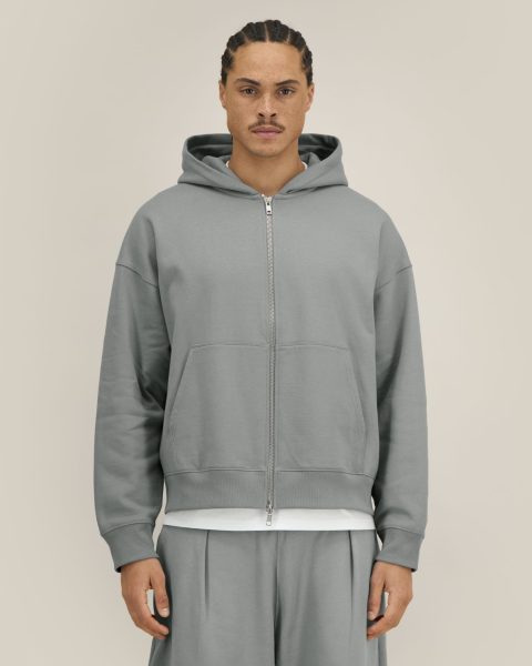 Stanley Stella Fronter unisex oversized džemperis su užtrauktuku