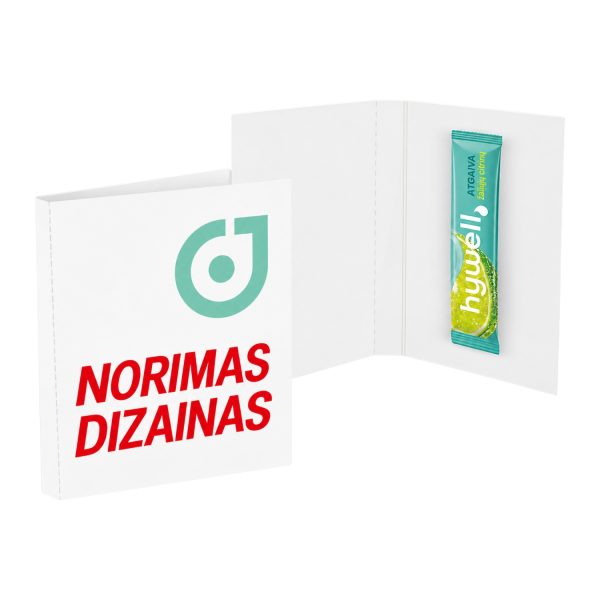 Hywell gėrimo miltelių kortelė su logotipu