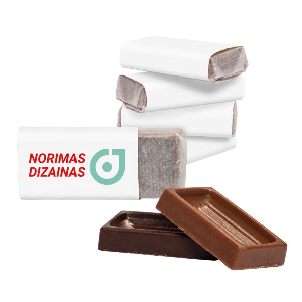 Mini šokoladukas Napolitain su logotipu